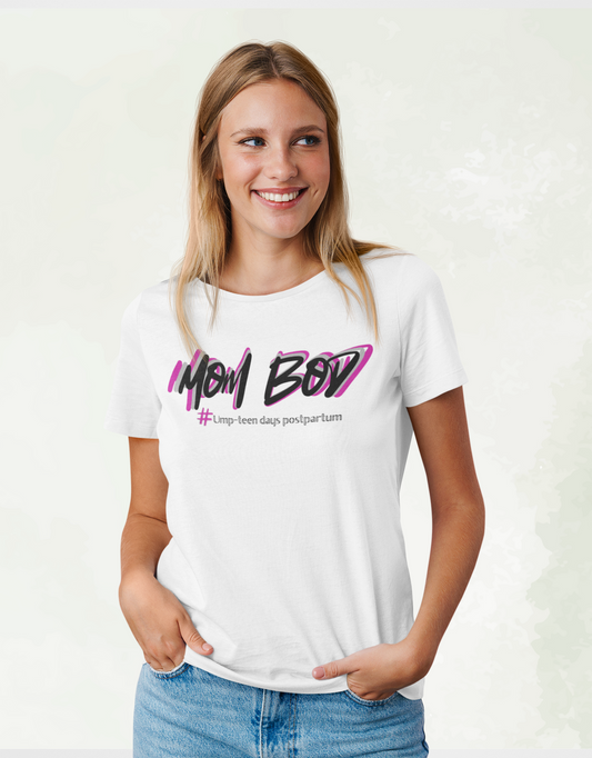 MOM BOD- White Tshirt